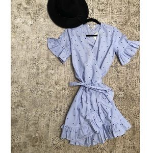 Mini wrap dress